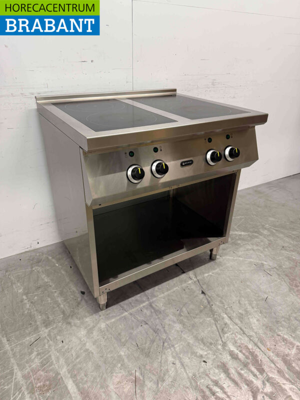 Stainless steel Hendi Induction stove hob 4 burners 17 kW 400V Horeca - Image 3