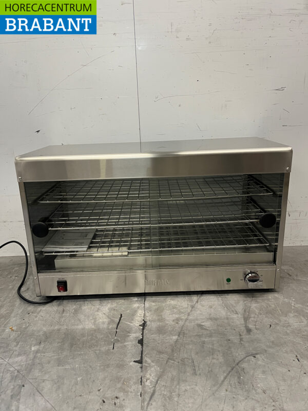 Stainless steel Buffalo CJ559 Hot display case for 60 cakes 230V Catering