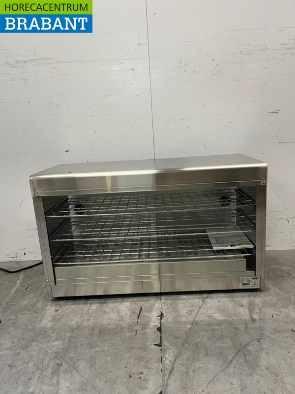 Stainless steel Buffalo CJ559 Hot display case for 60 cakes 230V Catering - Image 4