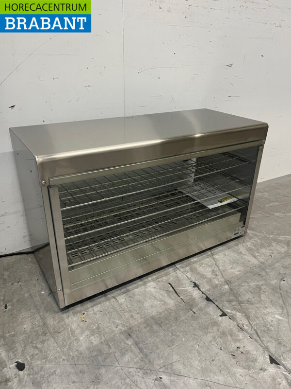Stainless steel Buffalo CJ559 Hot display case for 60 cakes 230V Catering - Image 6