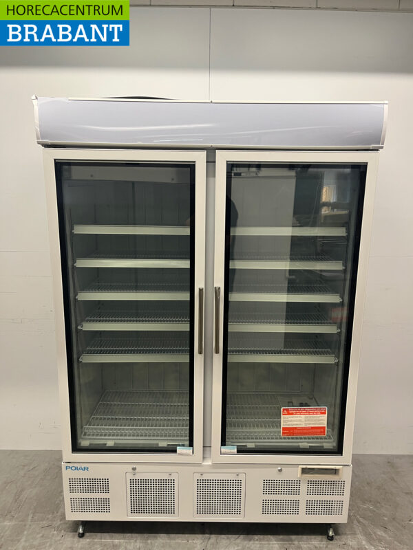 Polar GH507 Double door Glass door freezer cabinet Freezer cabinet 920 liters 230V Horeca