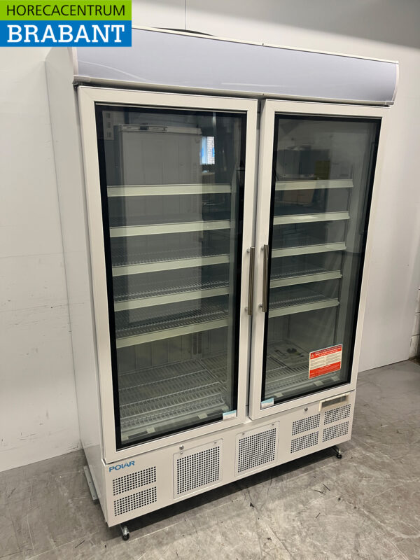 Polar GH507 Double door Glass door freezer cabinet Freezer cabinet 920 liters 230V Horeca - Image 3