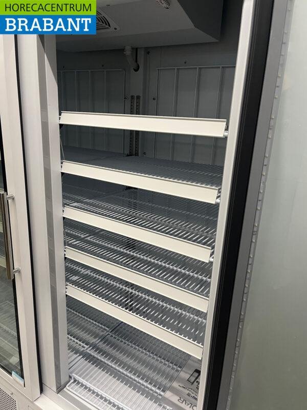Polar GH507 Double door Glass door freezer cabinet Freezer cabinet 920 liters 230V Horeca - Image 4