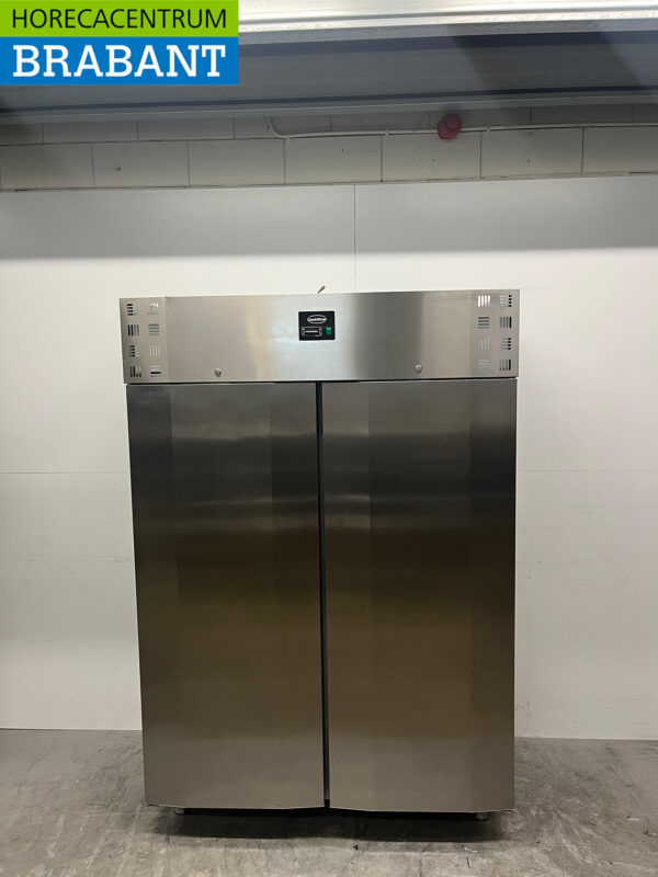 Stainless steel Combisteel Double Door Freezer 1200 liters 230V Horeca