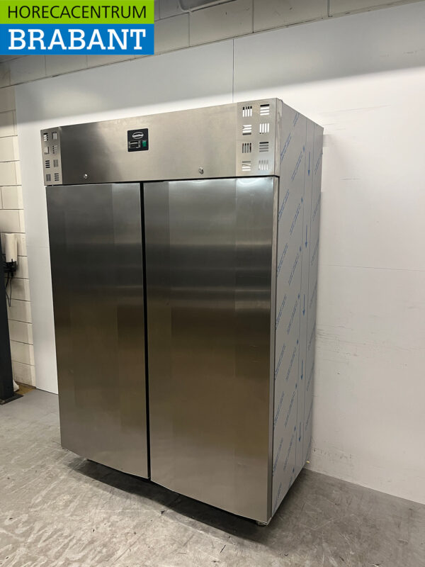 Stainless steel Combisteel Double Door Freezer 1200 liters 230V Horeca - Image 2