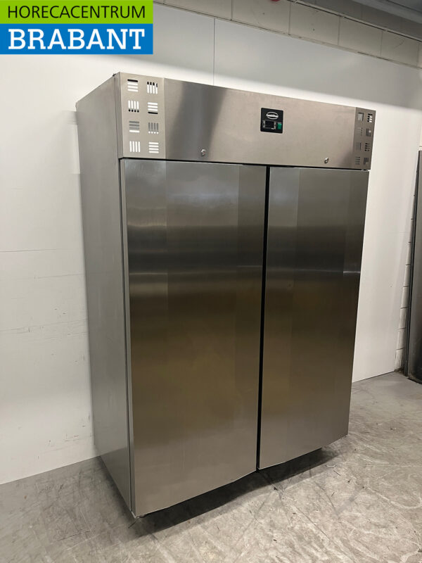Stainless steel Combisteel Double Door Freezer 1200 liters 230V Horeca - Image 3