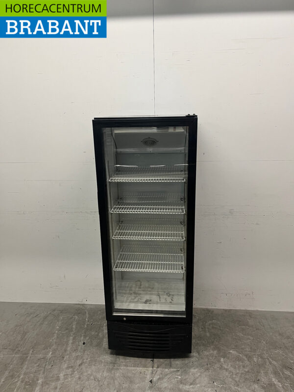 Glass door refrigerator Beverage cooler 278 liters 230V Catering