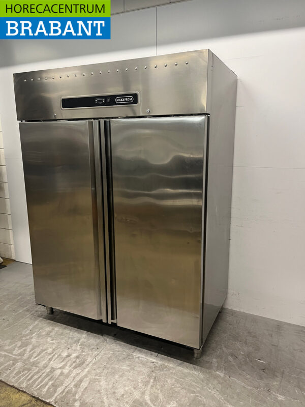 Stainless steel Maxxfrost Double door Refrigerator 1300 liters 230V Catering - Image 2