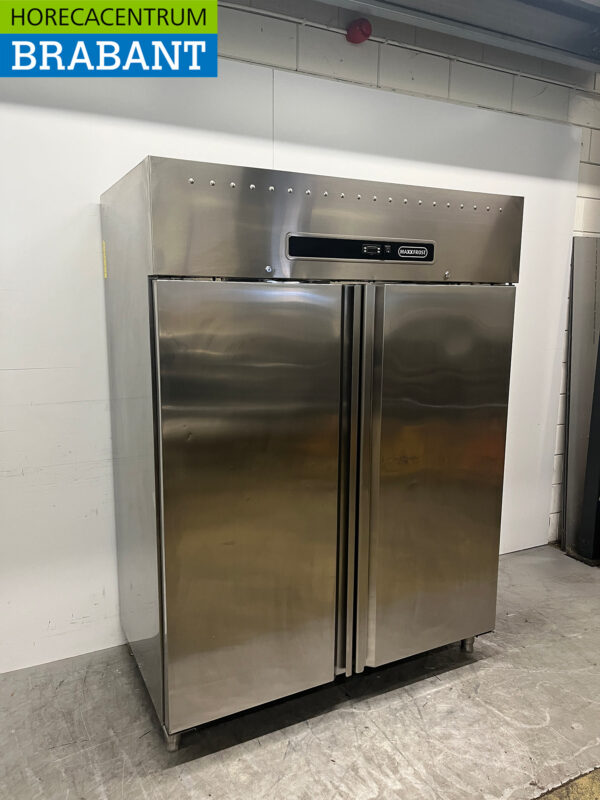 Stainless steel Maxxfrost Double door Refrigerator 1300 liters 230V Catering - Image 3