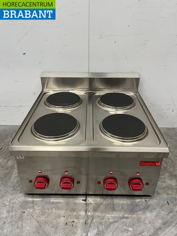 Stainless steel Gastro M GL905 Grill plate Smooth griddle 60 cm 400V Horeca