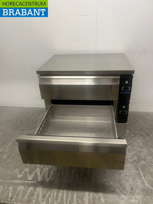 Polar DA996 stainless steel Refrigerator/freezer with 2 drawers Per drawer 2 x 1/1 gastronorm 230V Horeca - Image 4
