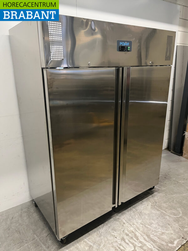 Stainless steel Polar U635 Double-door 2-door Freezer Freezer 1300 liters 230V Horeca - Image 3