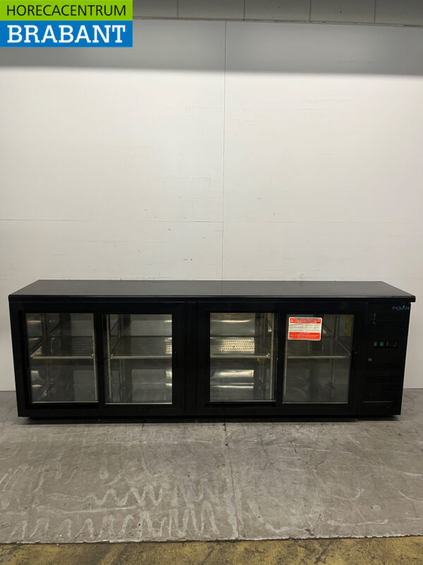 Polar CS103 Backbar Bar Refrigerator 4 doors 254.2 cm 230V Catering