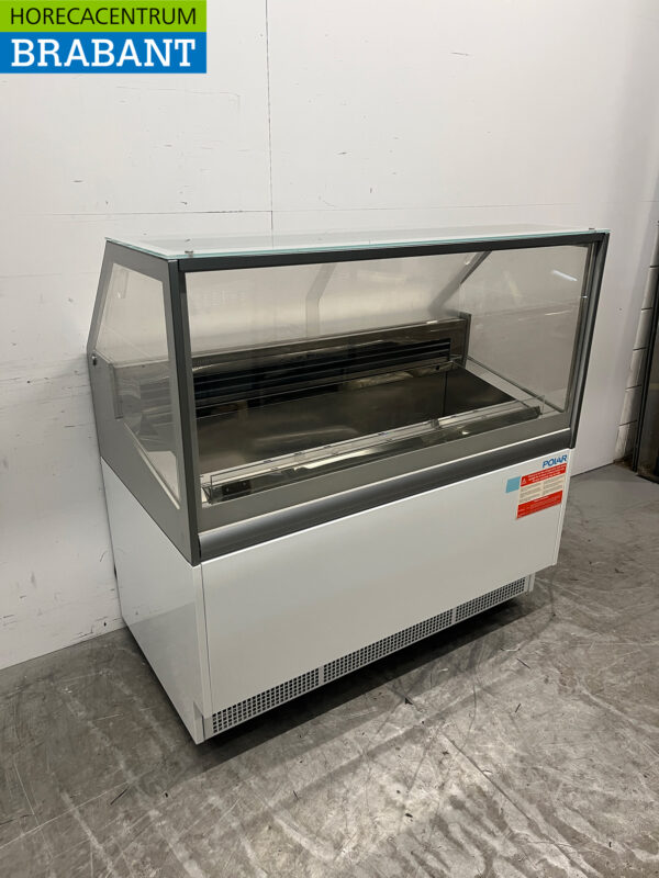 Polar UA058 Scoop ice cream display case 6 trays 230V Catering - Image 3