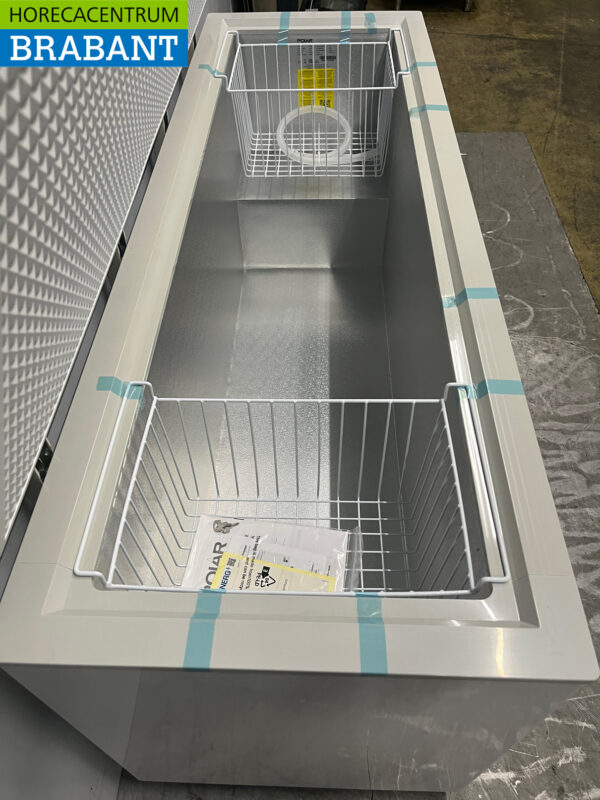 Polar GP898 Mobile Freezer Shop Freezer Stainless Steel Lid 581 liters 230V Catering - Image 5
