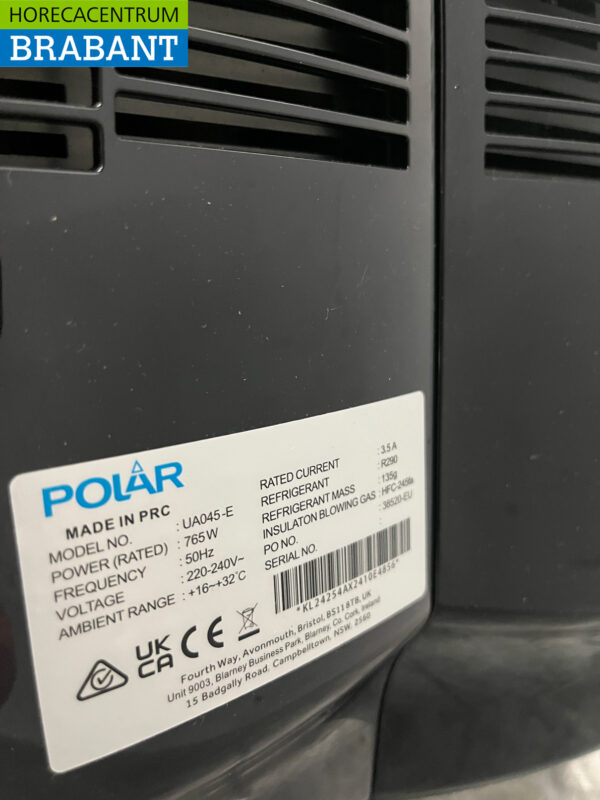 Polar UA045 Slush machine Granita machine 2 x 12 liters 230V Horeca - Image 7