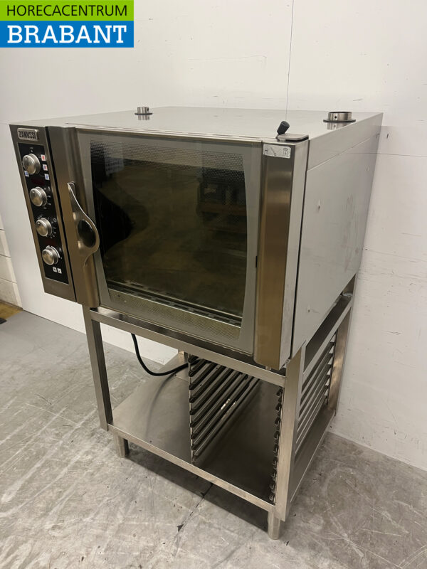 Stainless steel Zanussi Combi steamer 6 x 1/1 GN with base 400V Horeca - Image 2