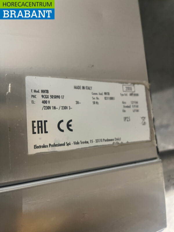 Zanussi HHT8 Sliding dishwasher 400V Catering - Image 7