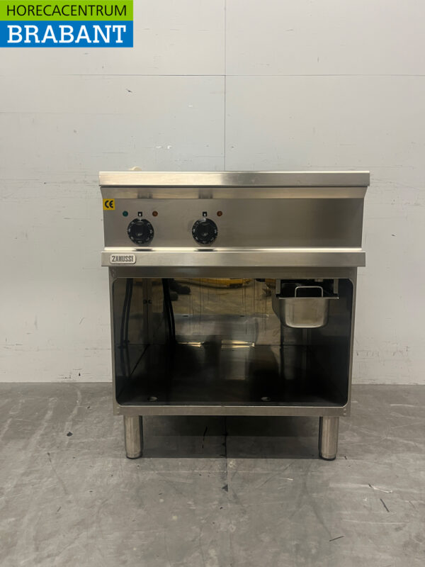 Stainless steel Zanussi griddle 70 cm 400V Horeca - Image 4