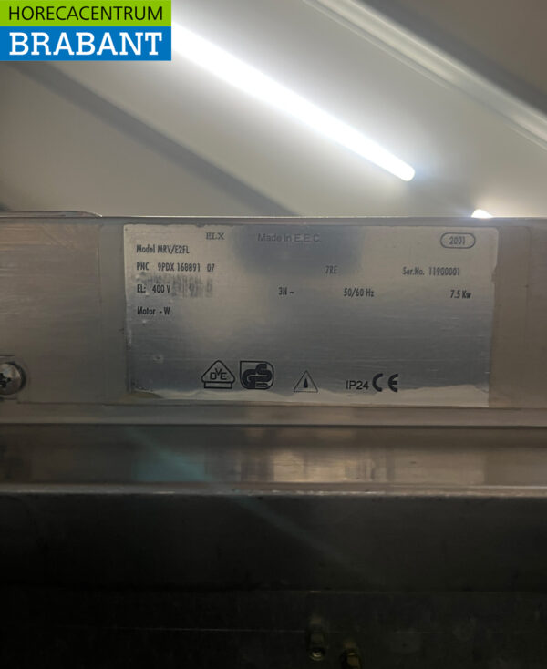 Stainless steel Zanussi griddle 70 cm 400V Horeca - Image 5