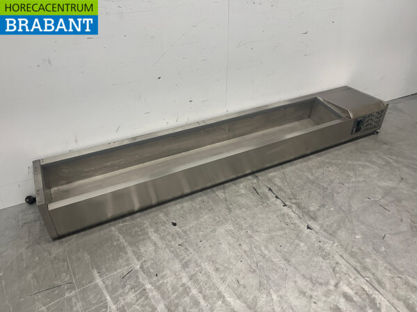 Stainless steel Ecofrost Saladiere 10 x 1/4 GN 200 cm 230V Horeca - Image 3