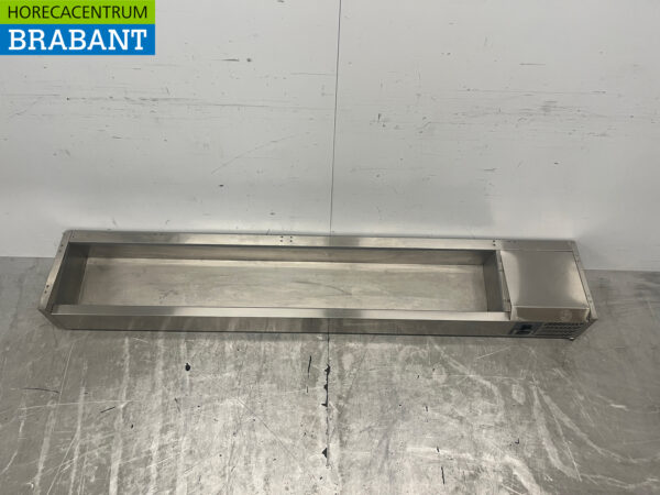 Stainless steel Ecofrost Saladiere 10 x 1/4 GN 200 cm 230V Horeca - Image 4
