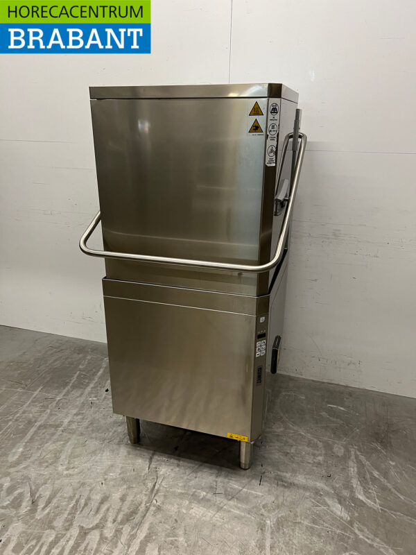 Stainless steel Zanussi Sliding dishwasher with drain pump 400V Catering - Image 2