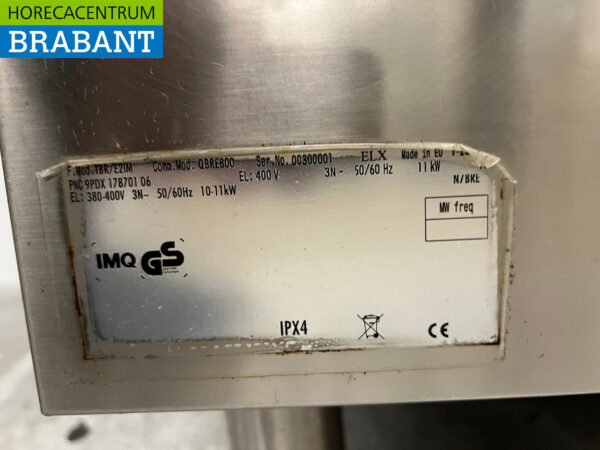 Stainless steel Zanussi Roasting Tray 60 liters 80 cm 400V Horeca - Image 6