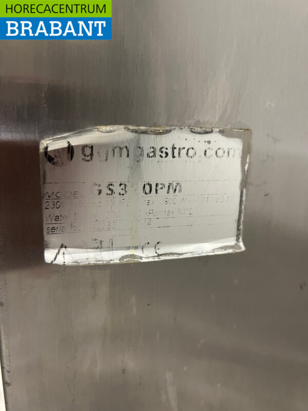 Stainless steel Dishwasher with drain pump 230V Horeca - Image 6