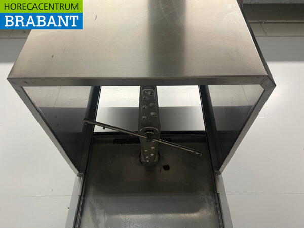 Stainless steel Zanussi Sliding dishwasher with drain pump 400V Catering - Image 5