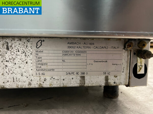 Stainless steel Ambach Baking tray 40 cm 400V Horeca - Image 5