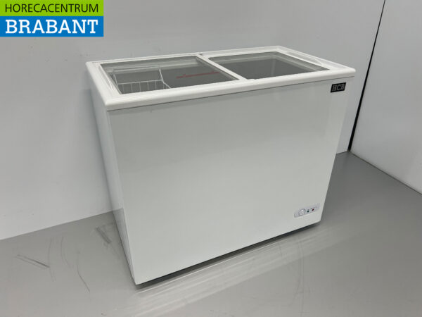 HCB Freezer Chest Freezer Shop freezer with glass sliding lids 197 liters 230V Horeca - Image 3