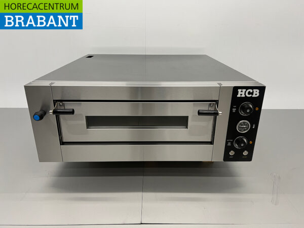 HCB stainless steel Pizza oven 6 pizzas 34 cm diameter 400V Horeca