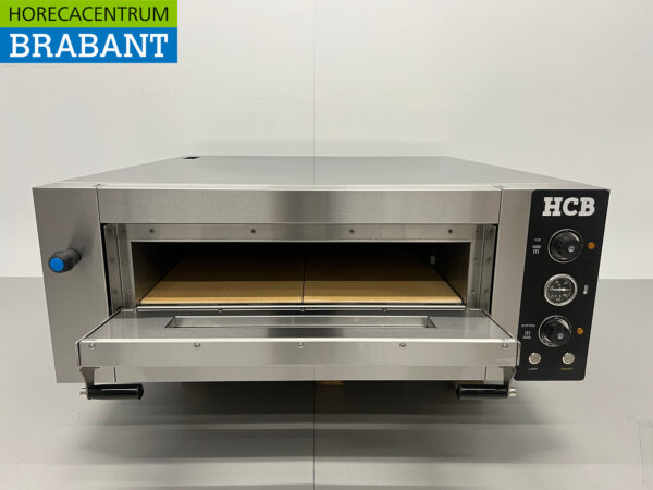 HCB stainless steel Pizza oven 6 pizzas 34 cm diameter 400V Horeca - Image 5