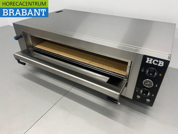 HCB stainless steel Pizza oven 6 pizzas 34 cm diameter 400V Horeca (kopie) - Image 6