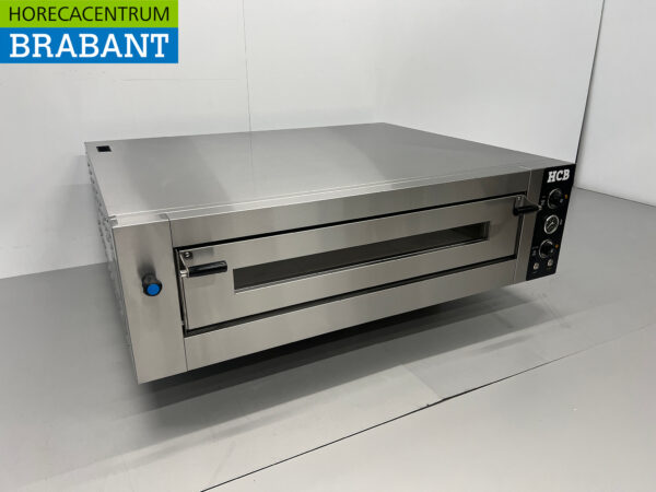 HCB stainless steel Pizza oven 9 pizzas 34 cm diameter 400V Horeca - Image 3