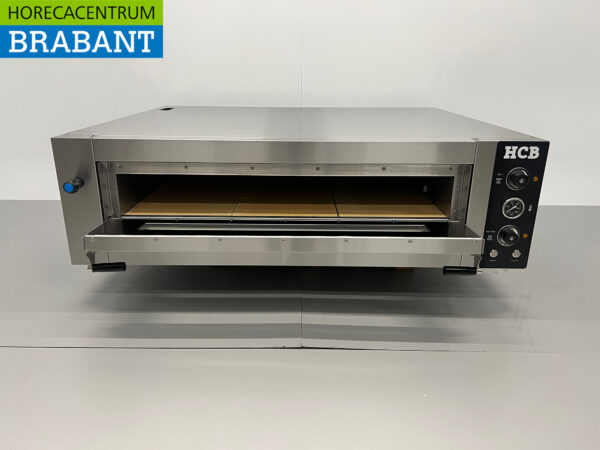 HCB stainless steel Pizza oven 9 pizzas 34 cm diameter 400V Horeca - Image 4