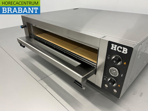 HCB stainless steel Pizza oven 9 pizzas 34 cm diameter 400V Horeca - Image 5