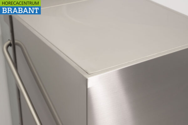 Stainless steel Asber Profi-line Sliding dishwasher with drain pump and soap pumps 400V Catering - Image 12