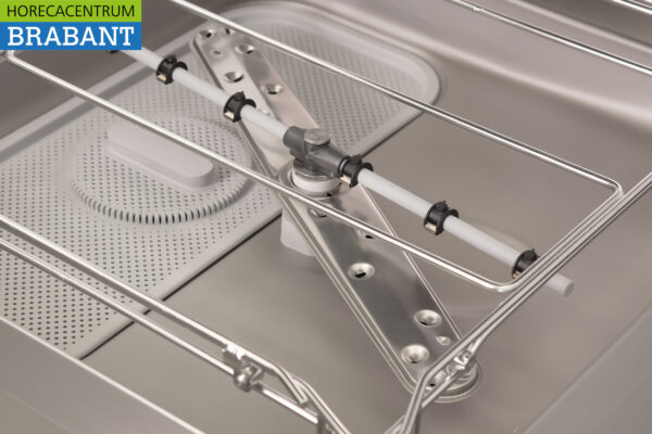 Stainless steel Asber Profi-line Sliding dishwasher with drain pump and soap pumps 400V Catering - Image 8