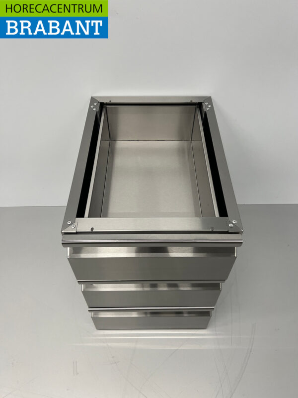 Stainless steel Undermount Drawer Cabinet 3 drawers Premium-line Hospitality - Image 4