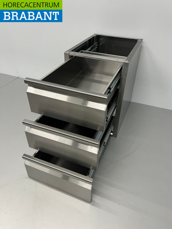 Stainless steel Undermount Drawer Cabinet 3 drawers Premium-line Hospitality - Image 5