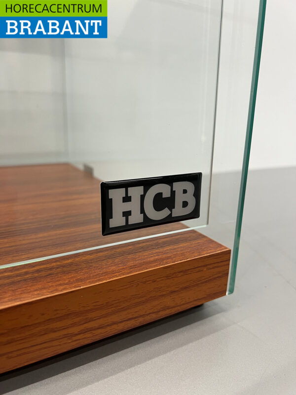 HCB Glass set-up display case 35 liters 55,4 cm Horeca - Image 5
