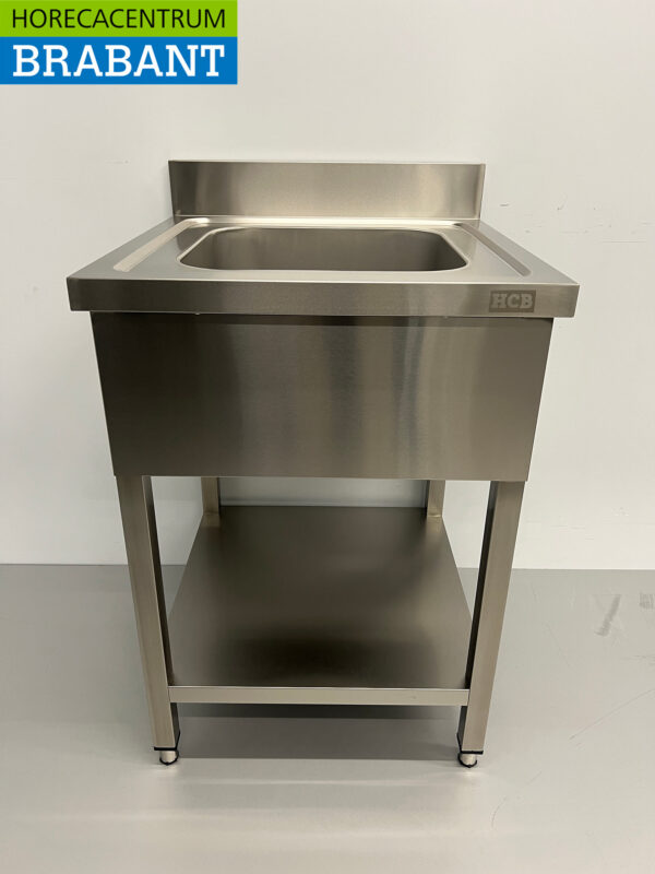 Stainless steel sink sink 60 x 60 cm Horeca