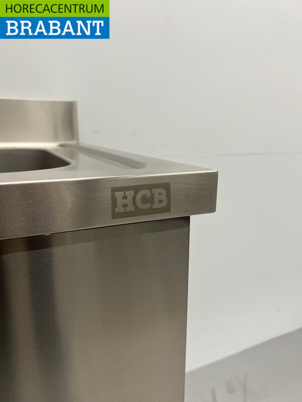 Stainless steel sink sink 60 x 60 cm Horeca - Image 5