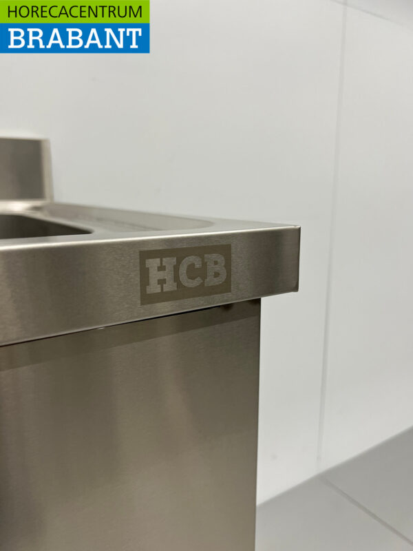 Stainless steel sink sink 100 x 60 cm Horeca - Image 5