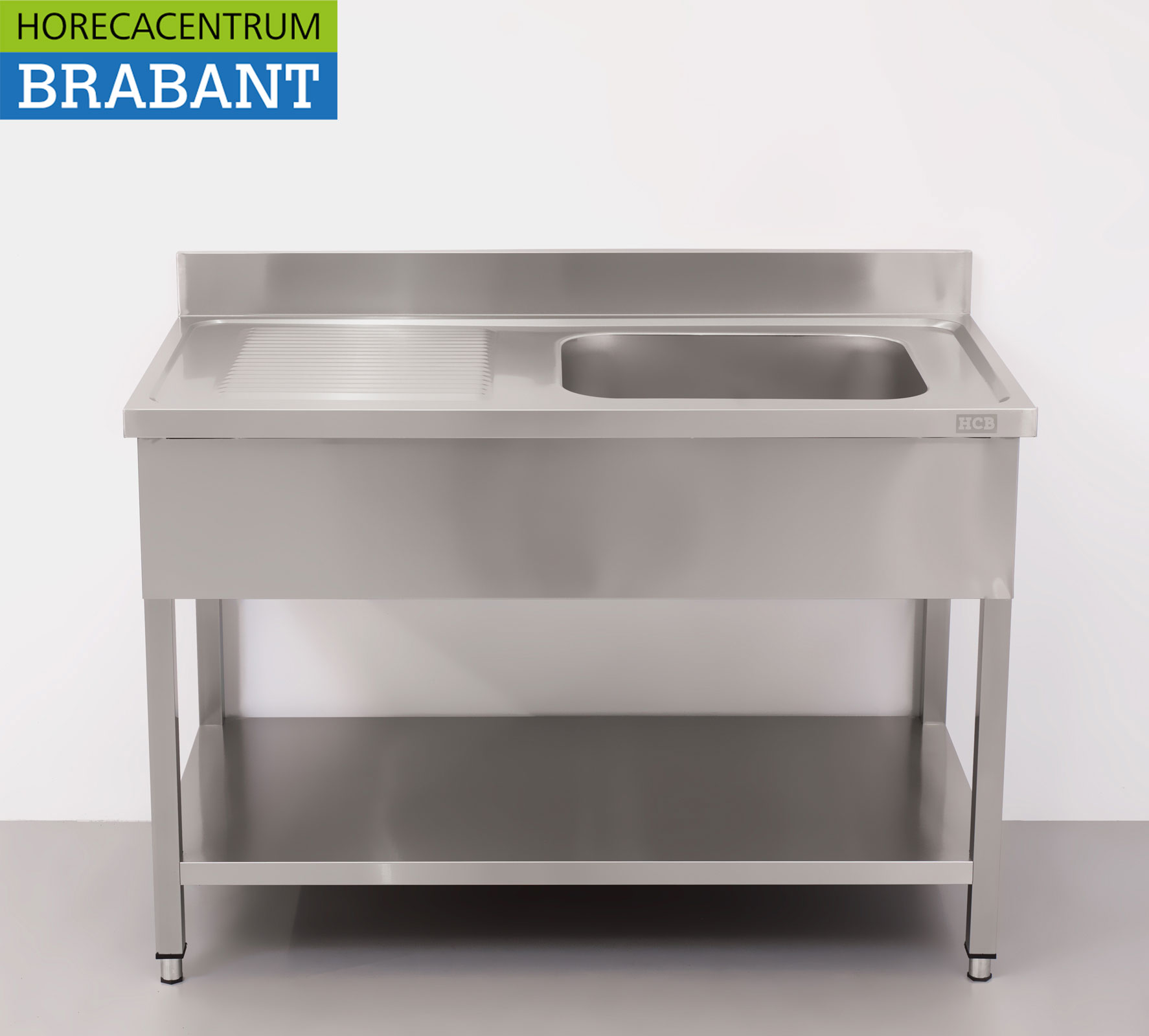 HCB stainless steel sink sink 120 x 60 cm Horeca