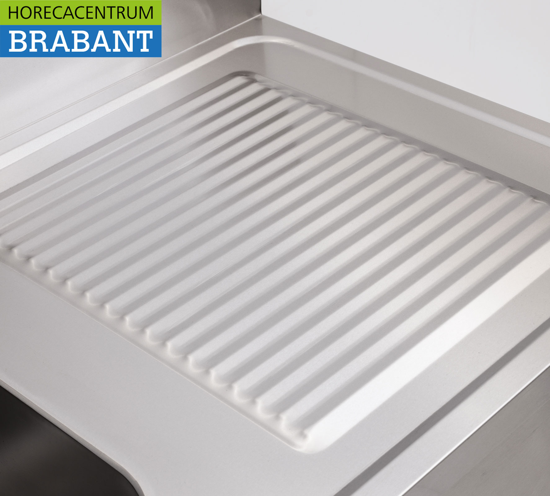 Stainless steel sink sink 120 x 60 cm Horeca - Image 5