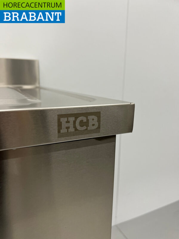 Stainless steel sink sink 120 x 60 cm Horeca - Image 5