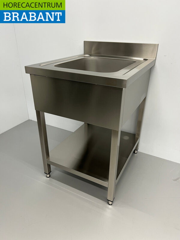 Stainless steel sink sink 60 x 70 cm Horeca - Image 2